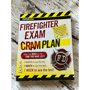 CliffsNotes Firefighter Exam Cram Plan by Northeast Editing (2012, Trade...